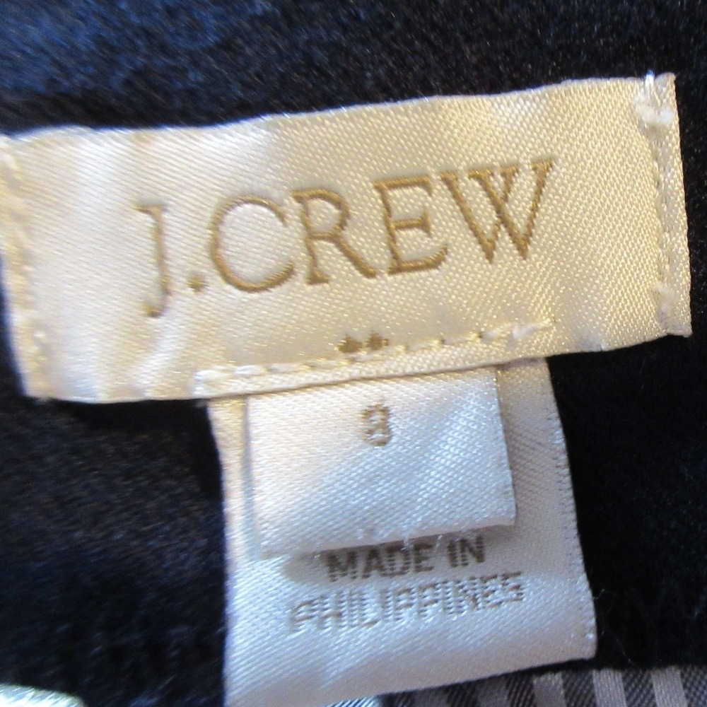 J.Crew Navy Blue Wool Blend Schoolboy Blazer Gold Buttons Size 8 92480 - Picture 3 of 8